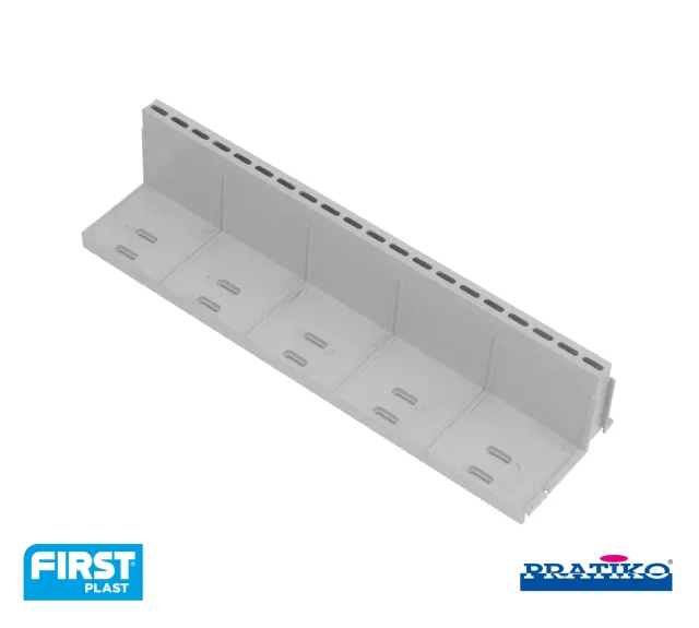 La Ventilazione Profilo Caditoia a Fessura PVC H 140 mm