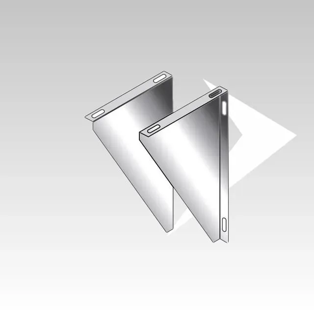 AMR Top SP138 coppia supporti camino monoparete inox