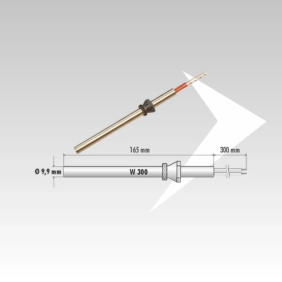 AMR Top KIT 2 candeletta accensione pellet 3/8" 300W 165 mm