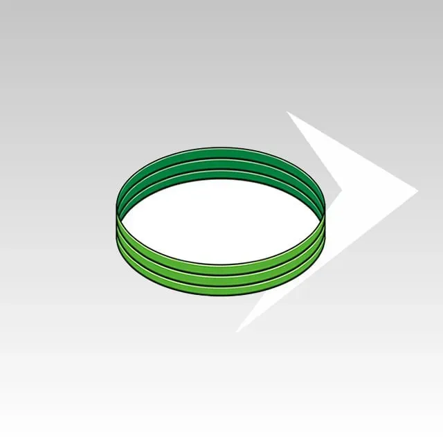 AMR Top Coax Pellet CXPB26 guarnizione Viton verde