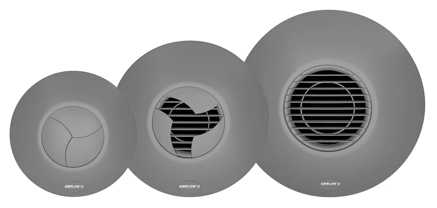 Airflow iCON 15 Copertura Aspiratore Grigio Ultimate