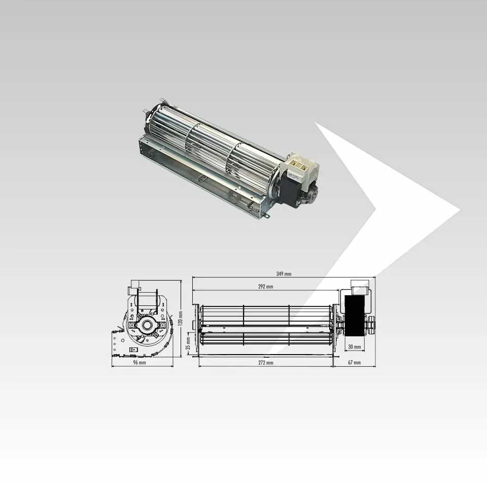 AMR Top Trial THS27B6-011-D1 ventilatore tangenziale 272 mm
