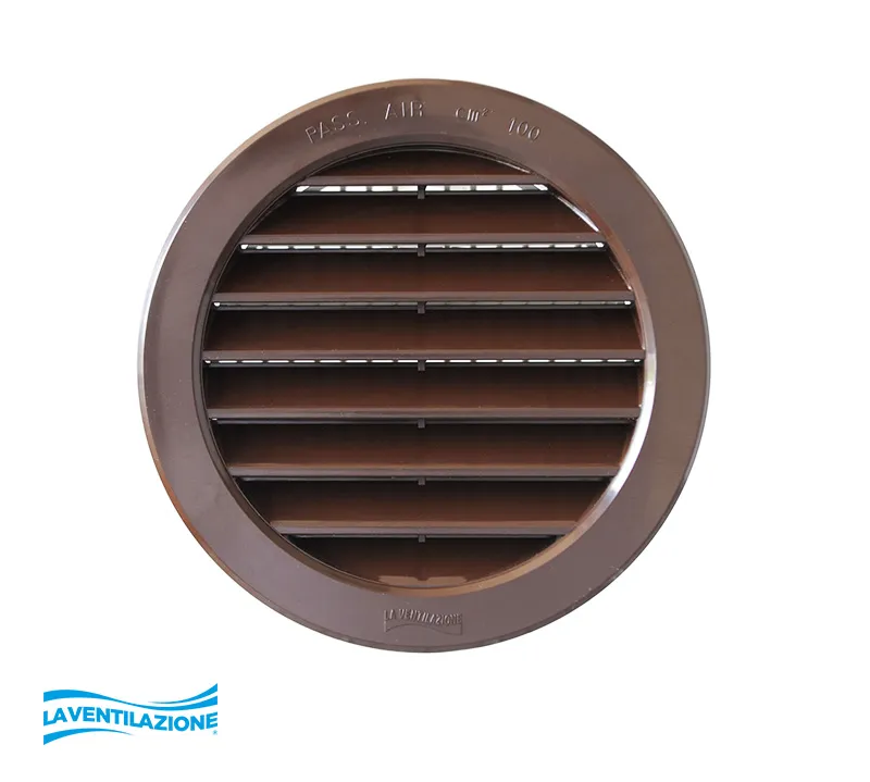 La Ventilazione Griglia Tonda da Incasso Foro 125 mm Aerazione