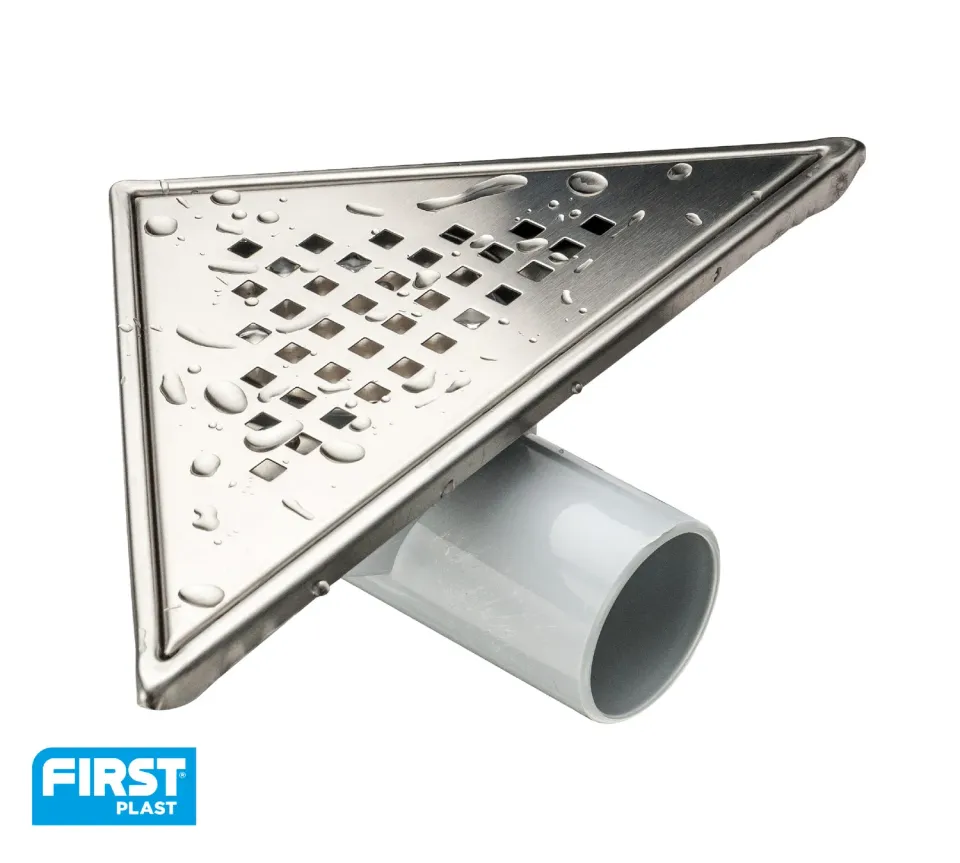 La Ventilazione Chiusino Sifonato ABS Angolo Griglia Inox