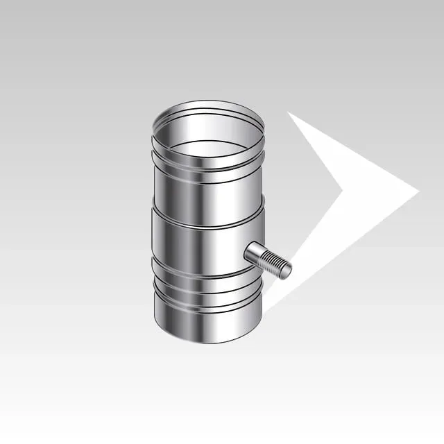 AMR Top SP SP174 elemento scarico laterale inox verticale