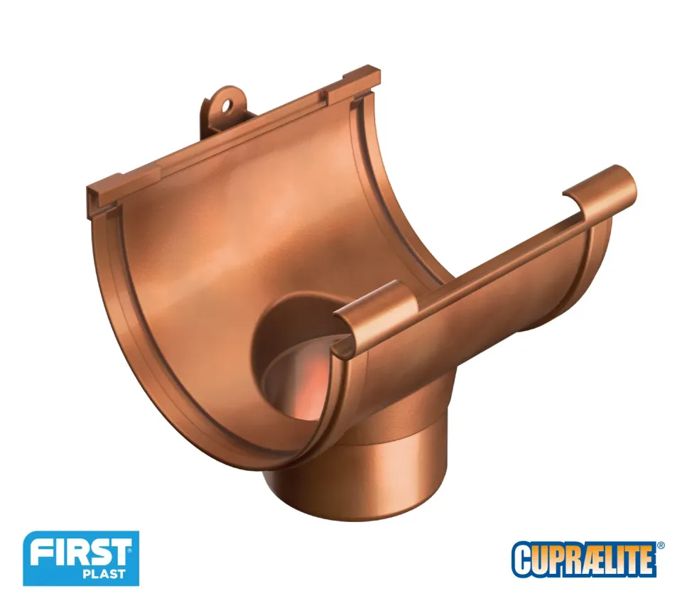 La Ventilazione Cupraelite 133 giunto grondaia scarico