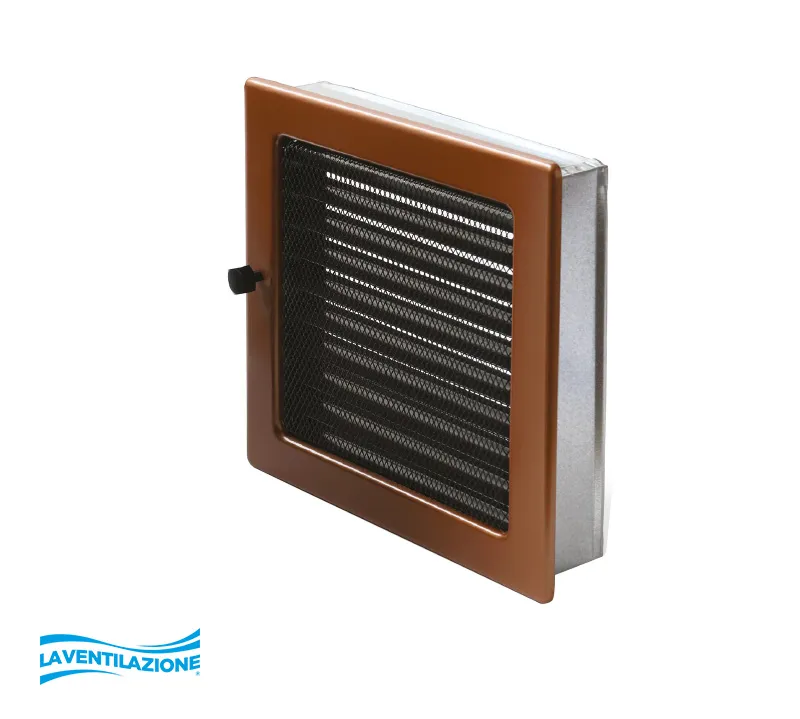La Ventilazione Griglia da Incasso con Serranda e Rete Esterna