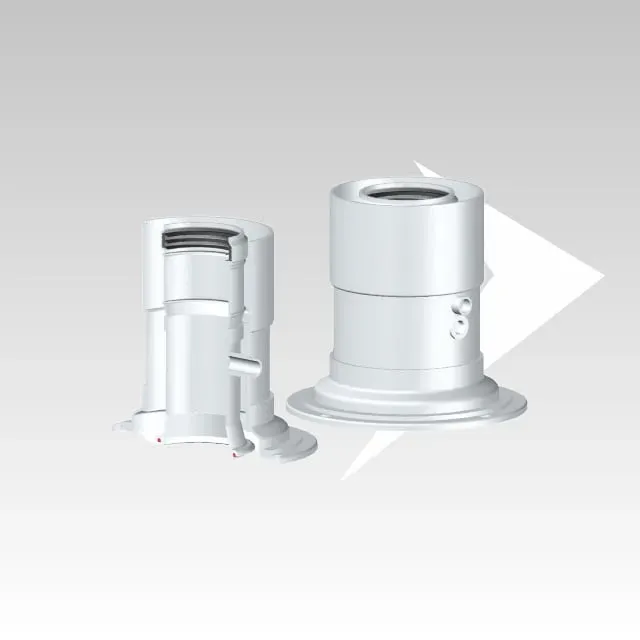 AMR Top CXPG1041 Partenza Verticale Coassiale 60-100 Prelievo Fumi