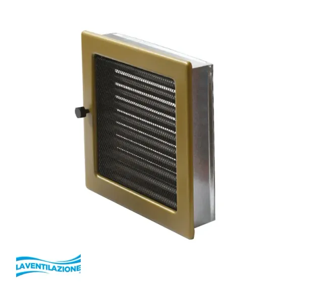 La Ventilazione Griglia da Incasso con Serranda e Rete Esterna