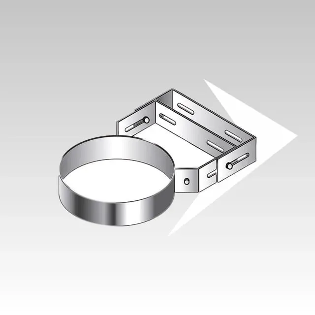 AMR Top DP Air DPA1042 collare muro 50-100 mm inox