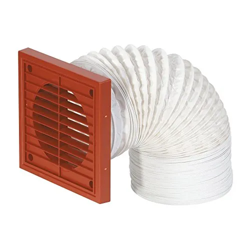 Airflow FDK100 kit tubo flessibile 100 mm terracotta 3 m