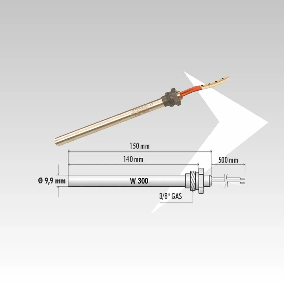 AMR Top ELD60025 candeletta pellet 300W 150 mm