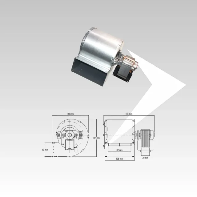Fergas 206301 ventilatore centrifugo doppia aspirazione silenzioso