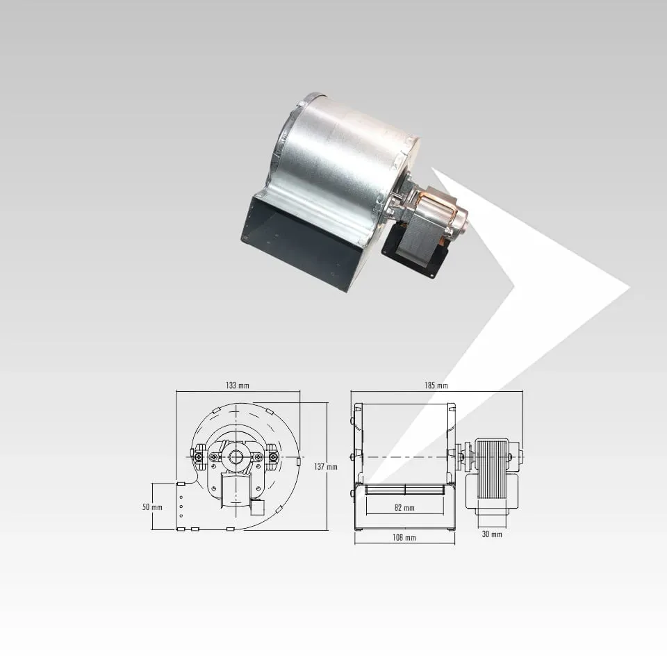 Fergas 206301 ventilatore centrifugo doppia aspirazione silenzioso