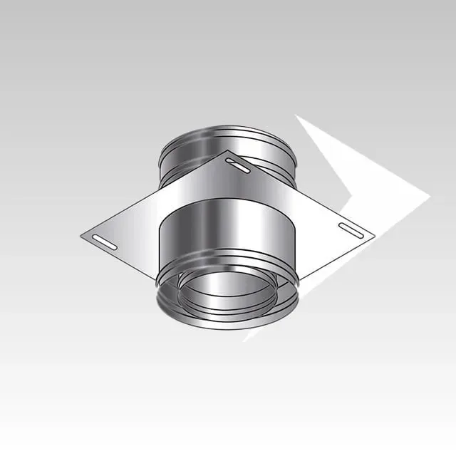 AMR Top CXP CXPI11 piastra intermedia coassiale inox