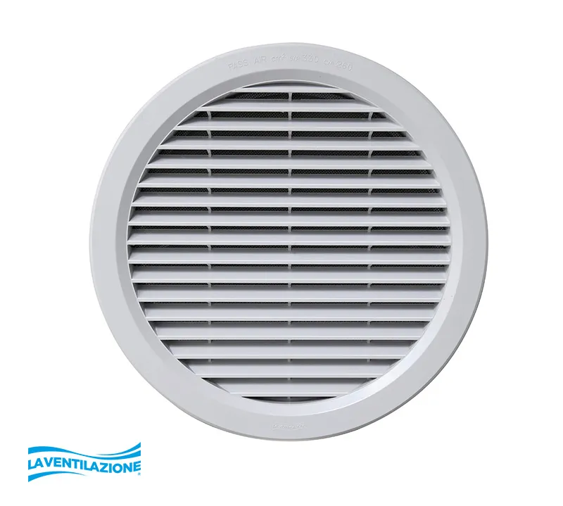 La Ventilazione Griglia tonda incasso foro 250 mm