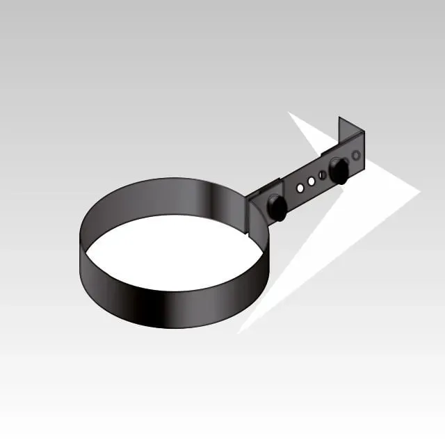 AMR Top Smaltop 0.8 SP0824 collare a muro acciaio nero