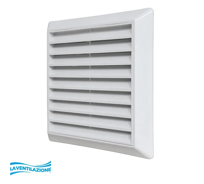La Ventilazione Griglia alette fisse tubo tondo 125 mm
