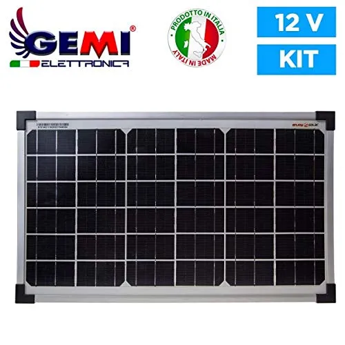 Gemi Elettrificatore B/12 Recinto Elettrico Solare 50W