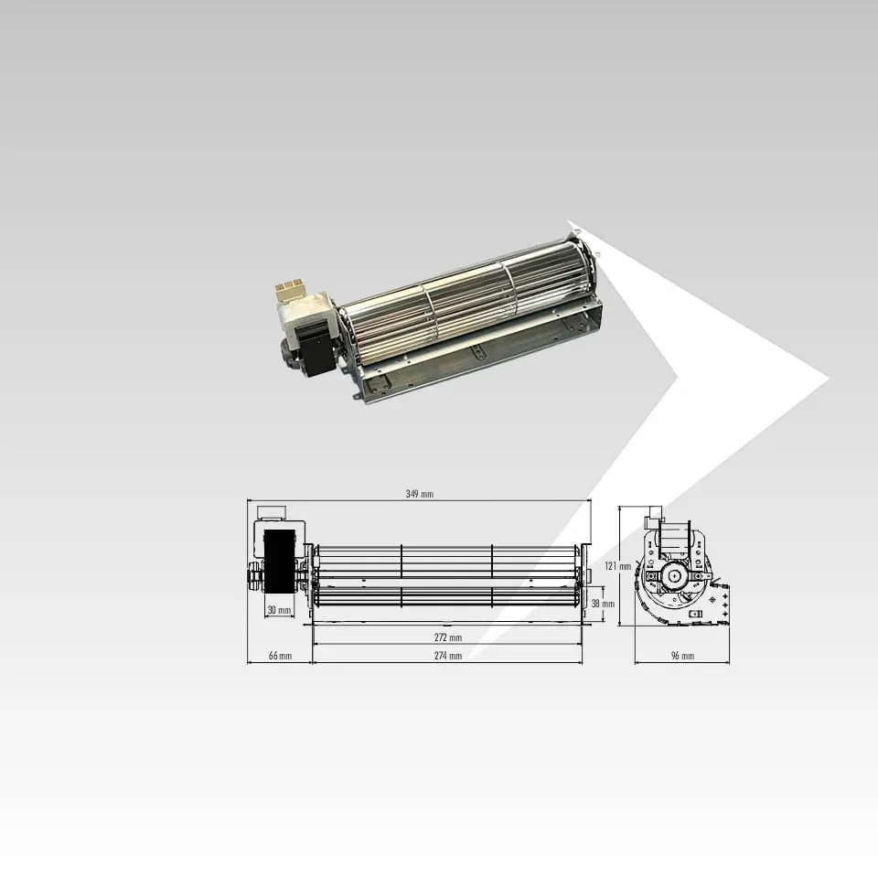 AMR Top Trial THS27B6036 ventilatore tangenziale ventola 272 mm