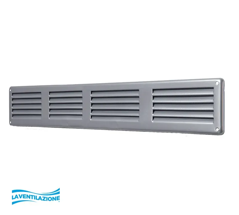 La Ventilazione Griglia rettangolare 400x60 mm da sovrapporre