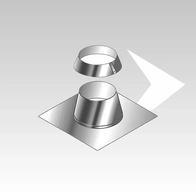 AMR Top SP SP150 faldale piano inox con collare
