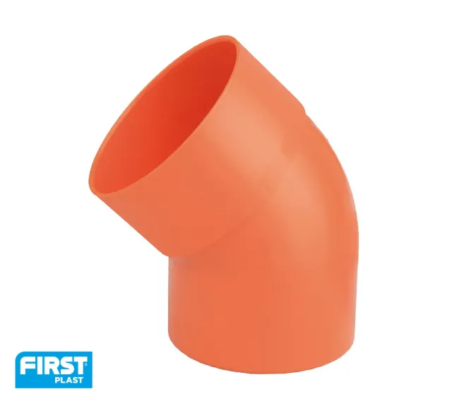 La Ventilazione Curva Arancio 45° Completamento