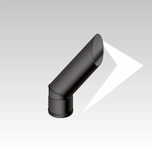 Biom Top SP1219 elemento a becco monoparete pellet ø 80-120