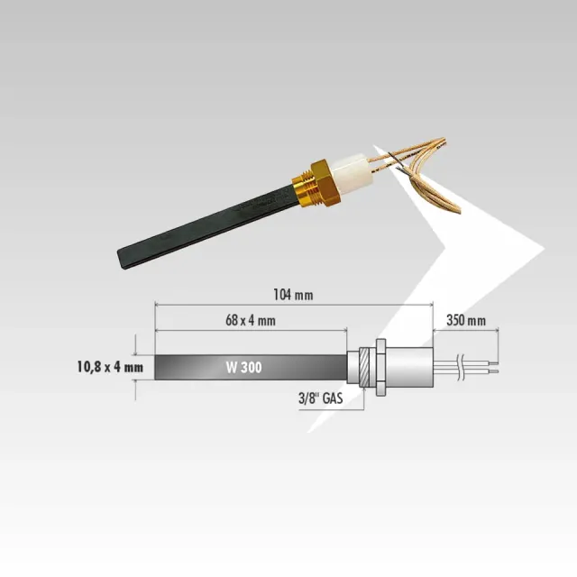 AMR Top PS19S candeletta quarzo 3/8" 330W accensione rapida
