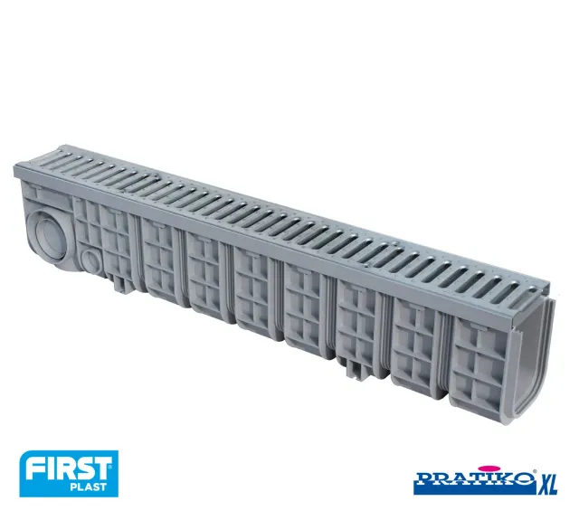 La Ventilazione Canale 130XL PP griglia zincata drenaggio
