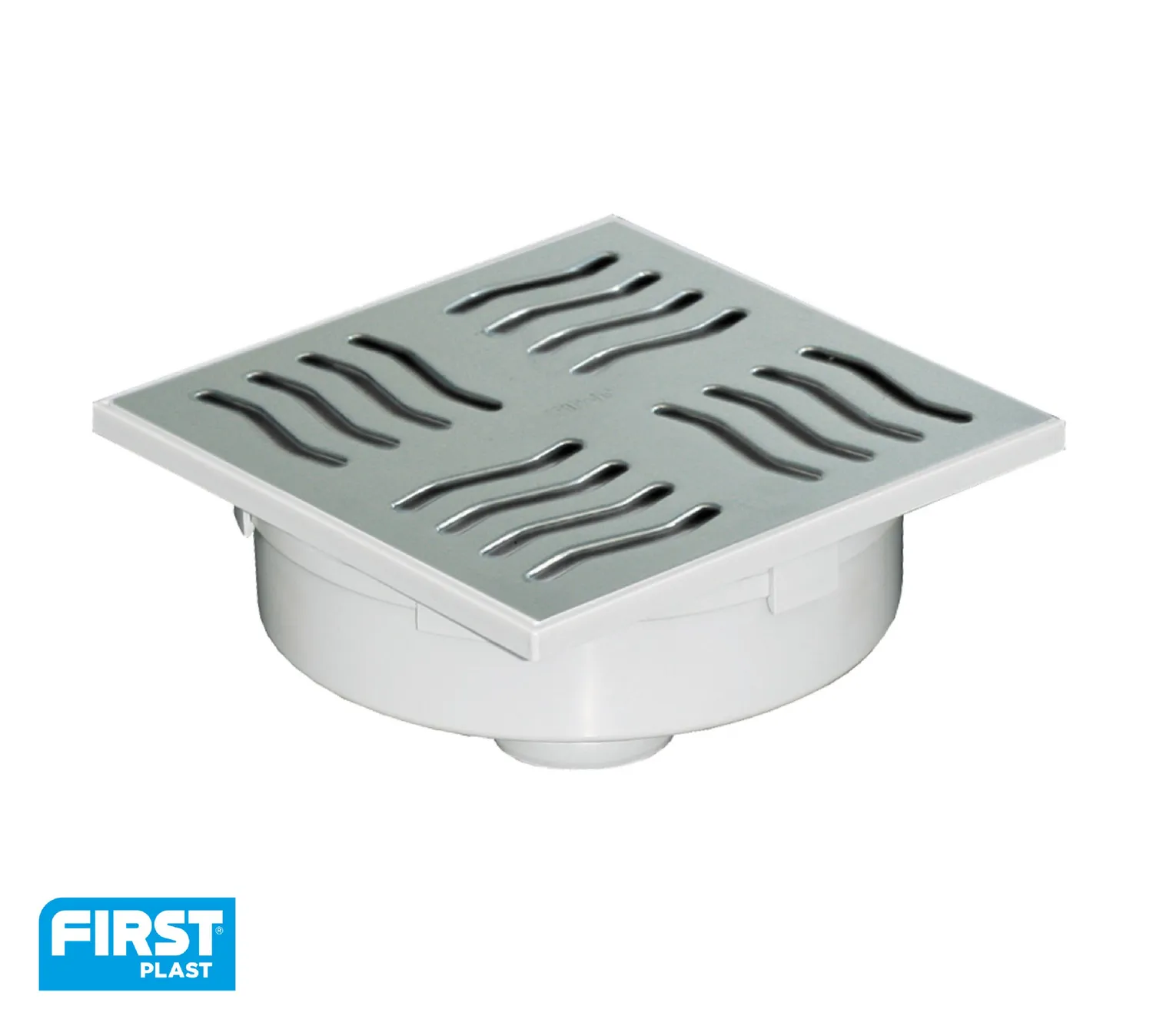 La Ventilazione chiusino sifonato ABS griglia inox scarico verticale