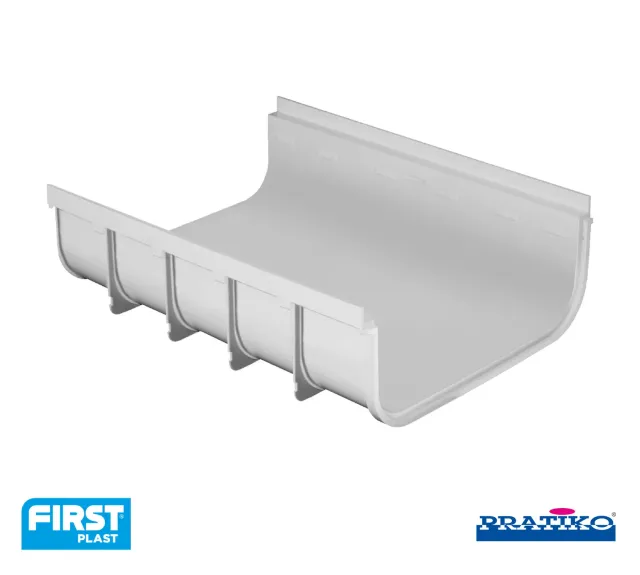 La Ventilazione Canale Modulare 400 Basso PVC h 175 mm