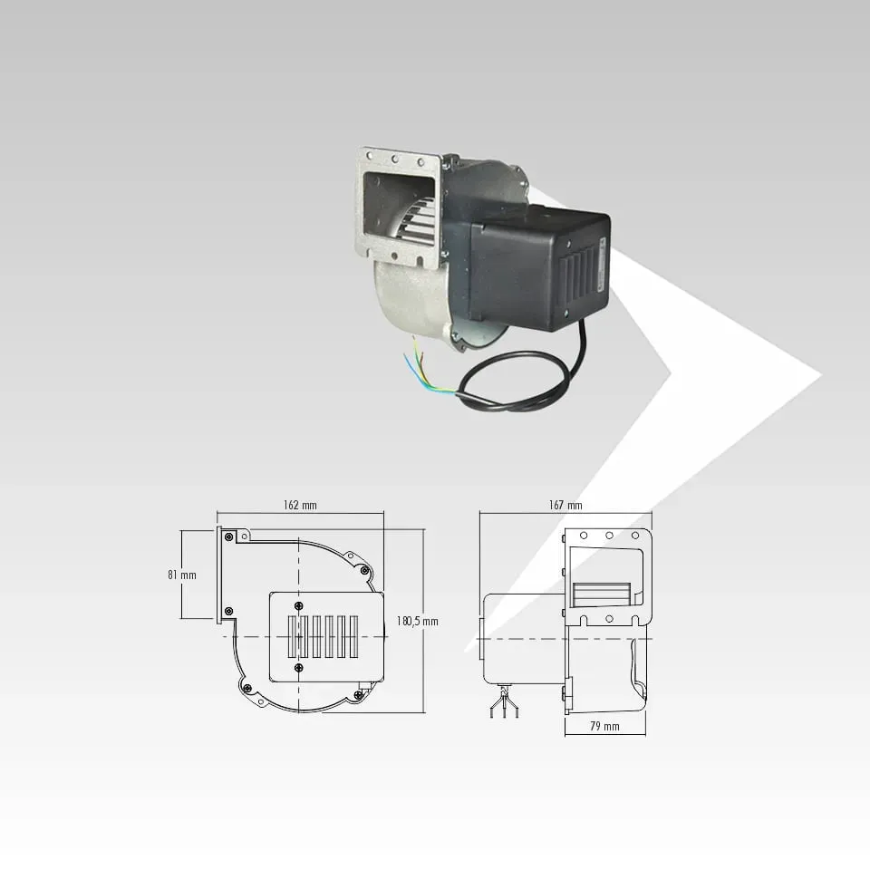 Fergas 209108 ventilatore centrifugo doppia aspirazione