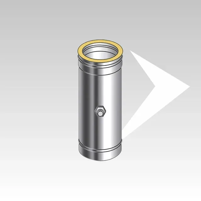 AMR Top DP DPC2521 elemento prelievo fumi doppia parete 25 mm