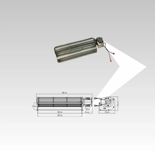 AMR Top Fergas 181955 ventilatore tangenziale 300 mm