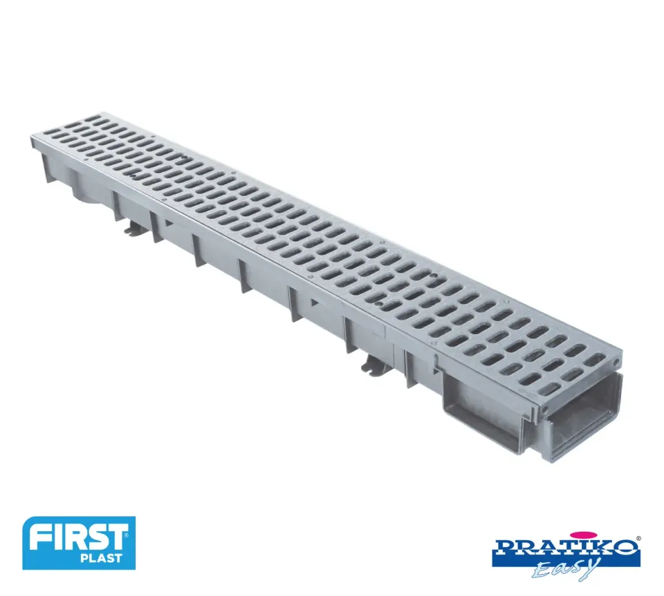 La Ventilazione 130 Easy Basso canale PP con griglia