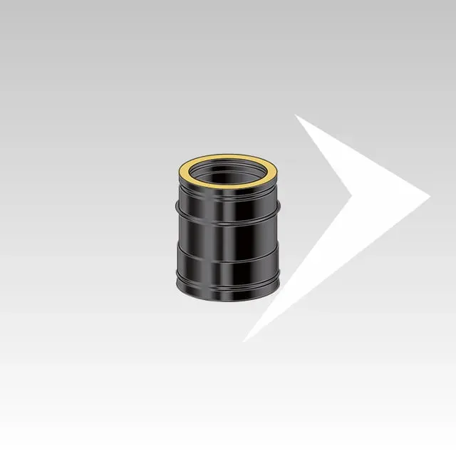 AMR Top DP DPCN104 tubo doppia parete nero 0,25 m