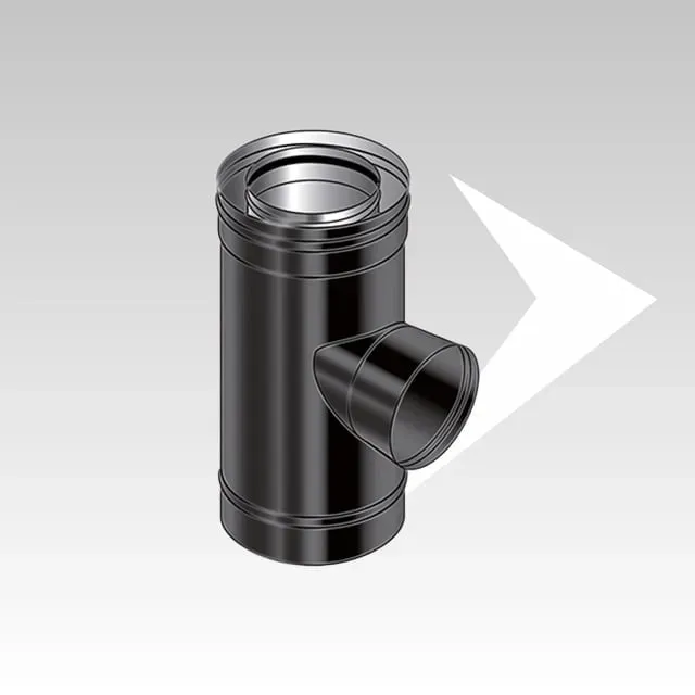 AMR Top CXPB08 tubo coassiale 90° maschio Ø 80 mm