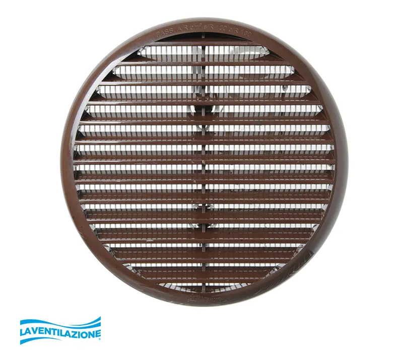 La Ventilazione Griglia tonda universale fori 40-160 mm aerazione