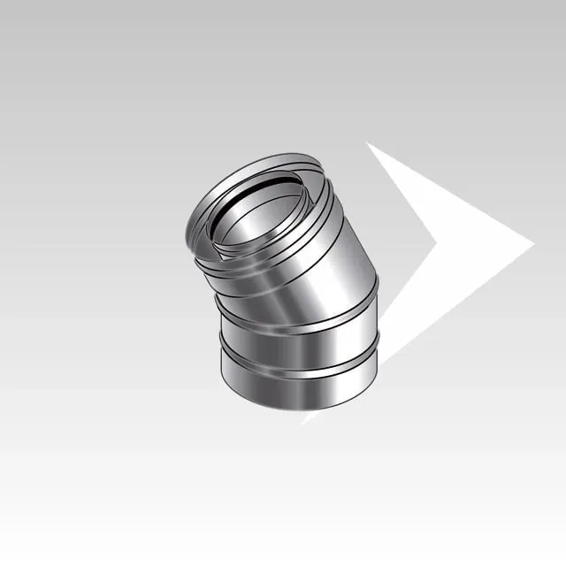 AMR Top CXPI05 curva 30° coassiale pellet inox