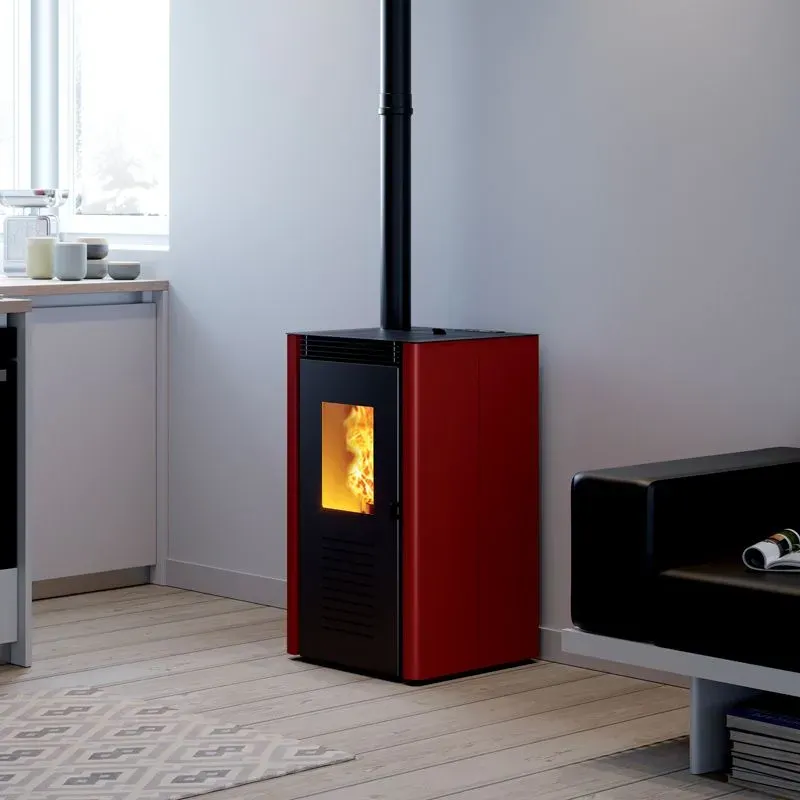 Caminetti Montegrappa Nodo Stufa a Pellet 5 kW ventilata