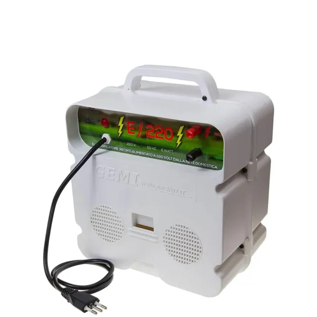 Gemi E220 Elettrificatore Recinto Elettrico 220V 5 km