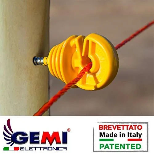 Gemi Kit 200 Isolatori Pali Legno 30 mm