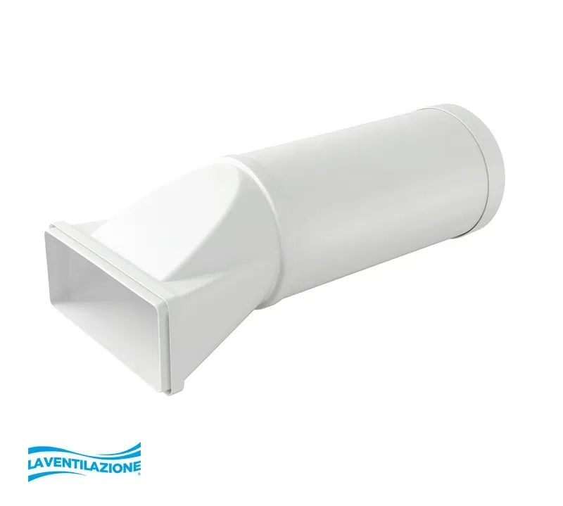 La Ventilazione Silenziatore condotto 220x90 mm a 150 mm canalizzata
