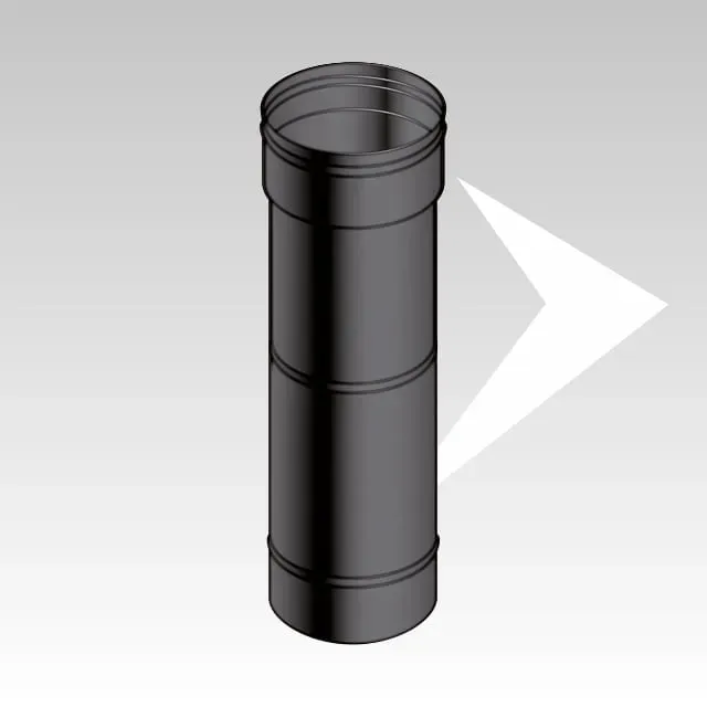 AMR Top SP1206 Tubo Telescopico Nero Pellet