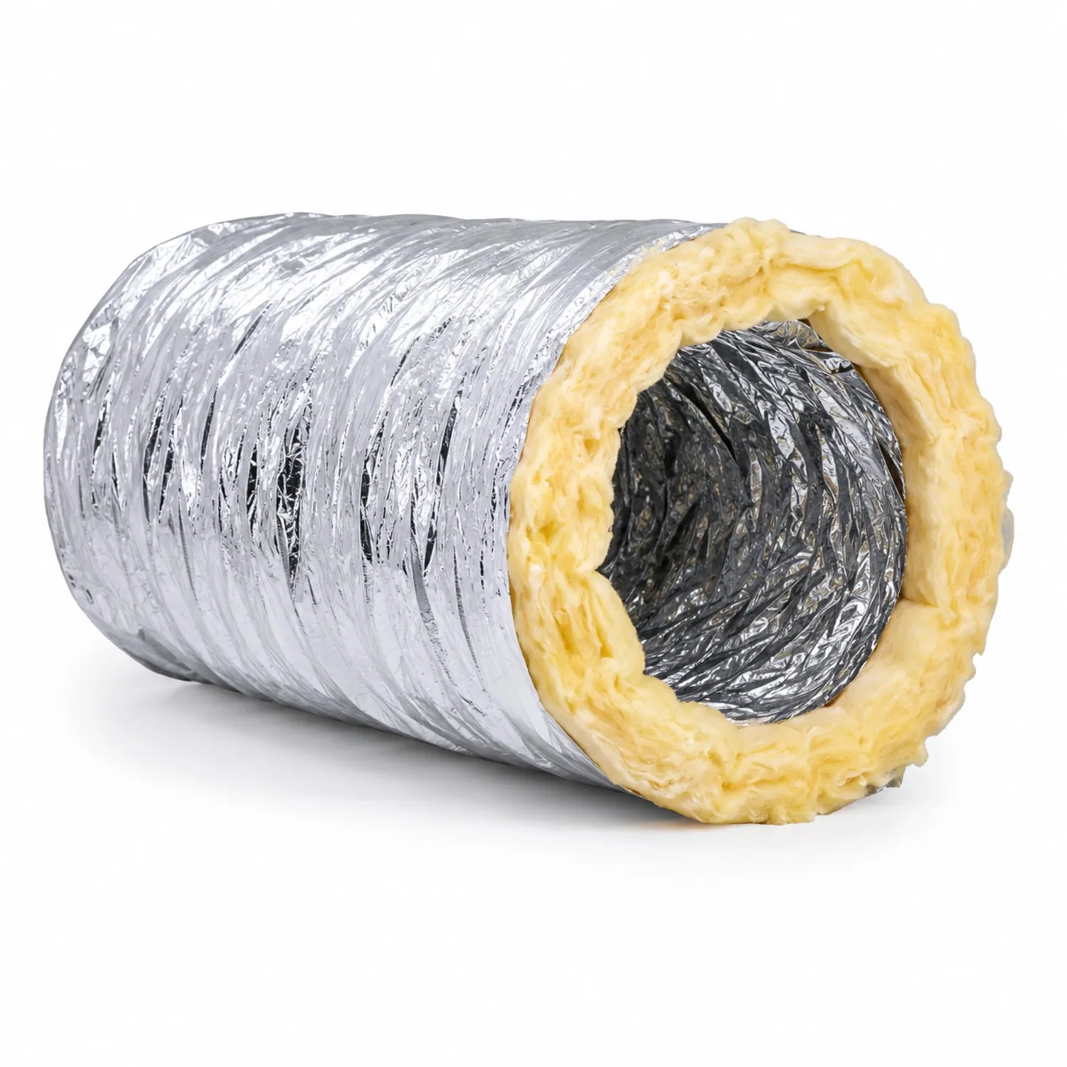 Airflow 9021321 Condotto Flessibile Alluminio 200 mm x 10 m Argento