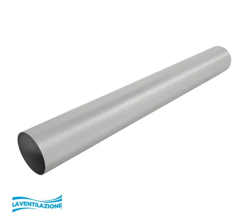 La Ventilazione Tubo Tondo PVC 100 mm aerazione 1 m