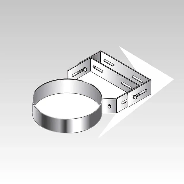 AMR Top Coax Pellet CXPI22 collare a parete regolabile 50-100 mm