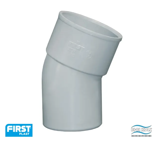 La Ventilazione Curva 22°30 raccordo idrosanitario PVC