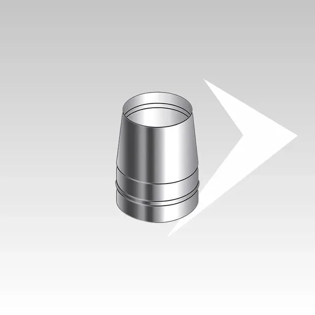AMR Top DP25 DPC2531 terminale tronco conico inox